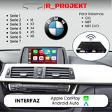 Módulo Apple CarPlay Android Auto BMW Serie 1 / 2 / 3 / 4 / 5 / 6 / 7 / X1 / X3 / X4 / X5 / X6