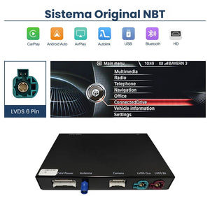 Apple CarPlay Android Auto Module BMW Series 1 / 2 / 3 / 4 / 5 / 6 / 7 / X1 / X3 / X4 / X5 / X6