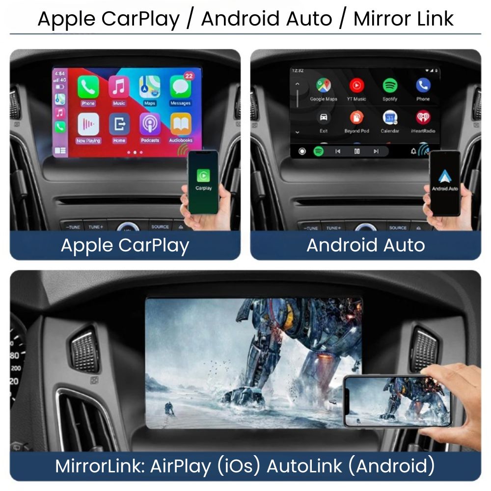 Módulo Apple CarPlay Android Auto Ford Focus C-Max Mondeo Fiesta SYNC 2 2012 - 2015