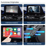 Módulo Apple CarPlay Android Auto Toyota sistemas Touch2 Entune 2.0 Prius C-HR Auris Avensis Verso Yaris Land Cruiser