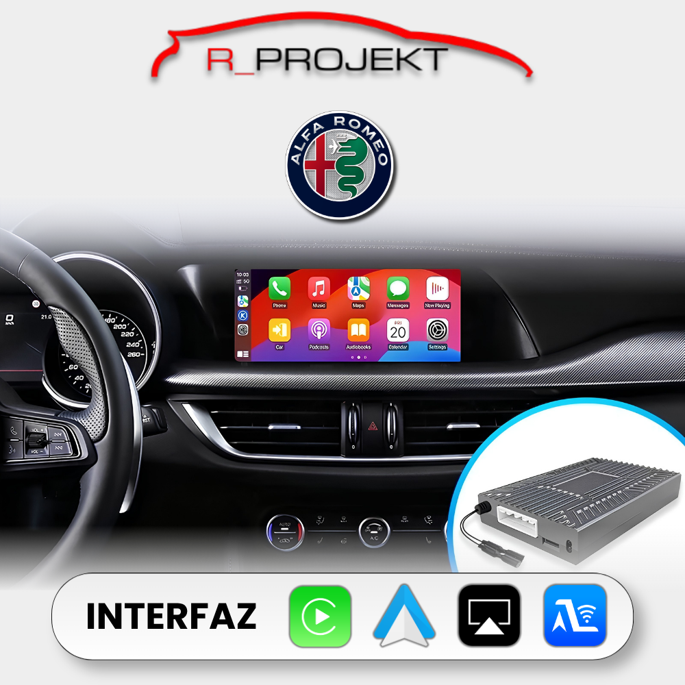 Modul Apple CarPlay Android Auto Alfa Romeo Stelvio Giulia 2016-2020