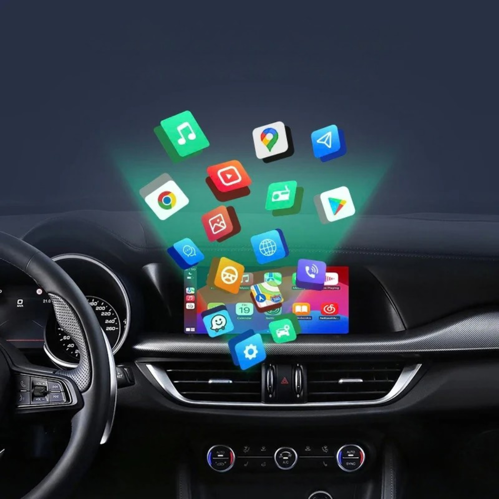 Apple CarPlay Android Auto Modul Alfa Romeo Stelvio Giulia 2016-2020