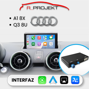Módulo Apple CarPlay Android Auto Audi A1 8X Q3 8U 2012-2018