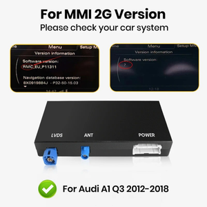 Módulo Apple CarPlay Android Auto Audi A1 8X Q3 8U 2012-2018