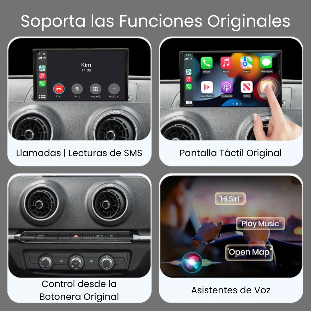 Módulo Apple CarPlay Android Auto Audi A3 8V 2012-2018 MIB / MIB2