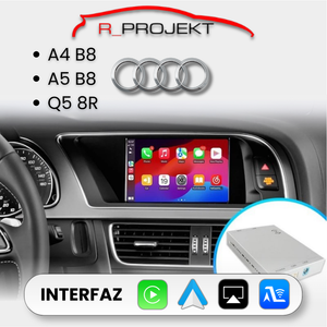Módulo Apple CarPlay Android Auto Audi A4 A5 B8 Q5 8R