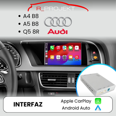 Módulo Apple CarPlay Android Auto Audi A4 A5 B8 Q5 8R