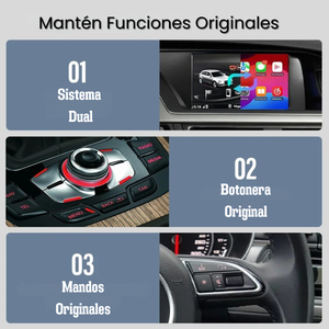 Apple CarPlay Android Auto Module Audi A4 A5 B8 Q5 8R