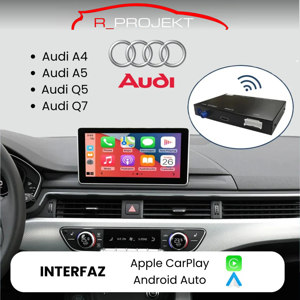 Apple CarPlay Android Auto Module Audi A4 B9 A5 Q5 Q7