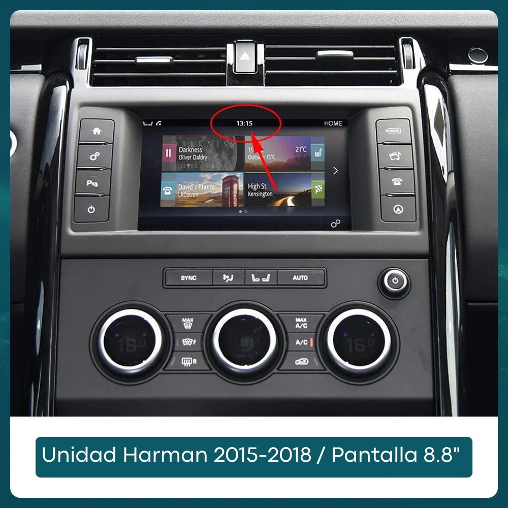 Módulo Apple CarPlay Android Auto Land Rover Jaguar Range Rover 2012-2018