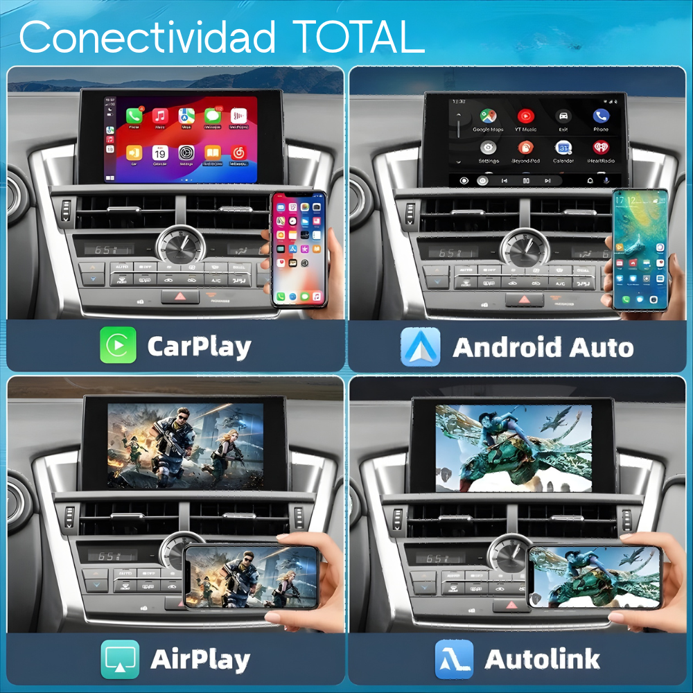 Apple CarPlay Android Auto Modul Lexus NX RX IS ES GS RC CT LS 2014-2019