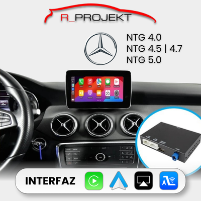 Módulo Apple CarPlay Android Auto Mercedes NTG 4.0 | NTG 4.5 | NTG 4.7 | NTG 5.0