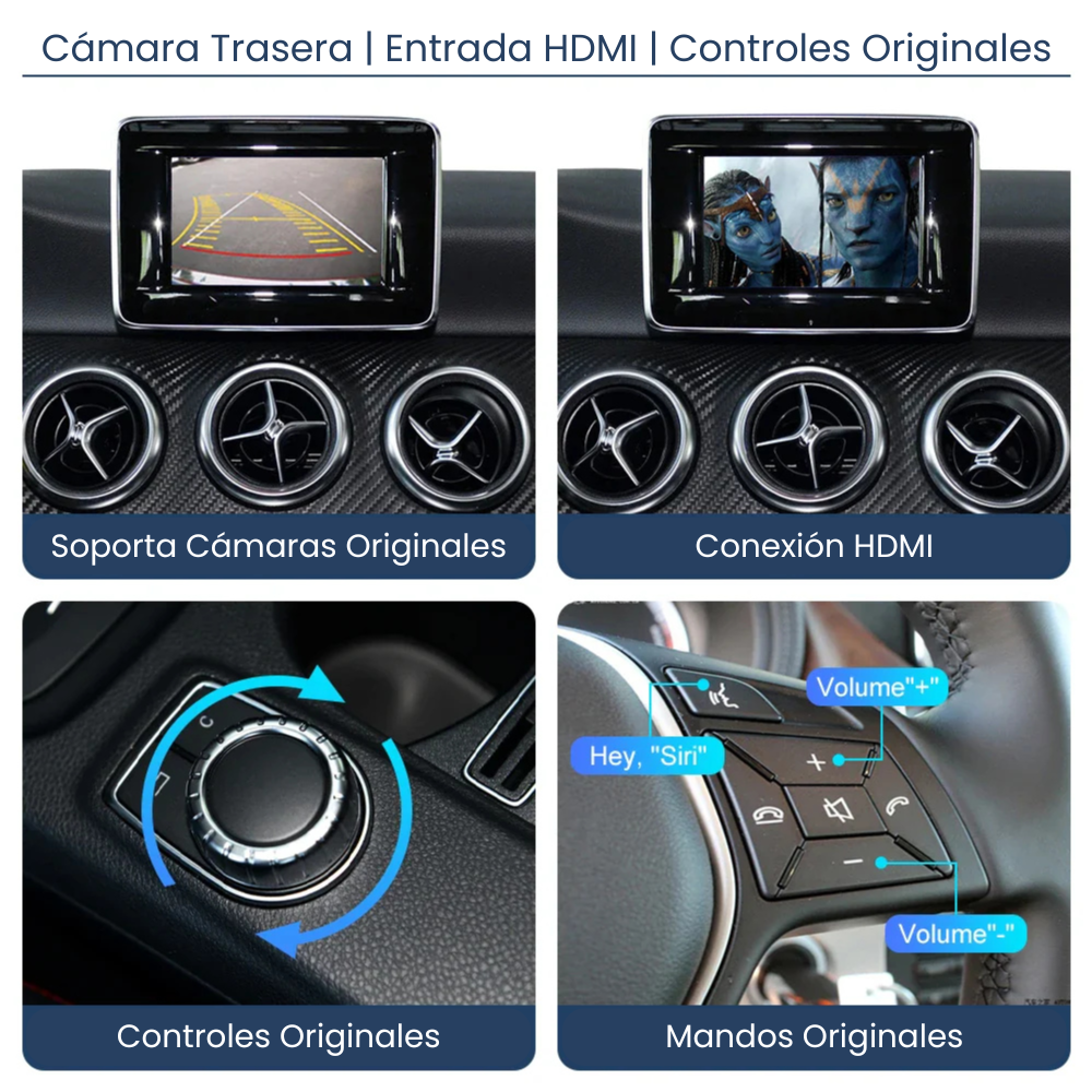 Módulo Apple CarPlay Android Auto Mercedes NTG 4.5 | NTG 4.7 | NTG 5.0