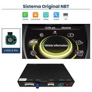 Apple CarPlay Android Auto Module Mini Cooper Clubman Countryman