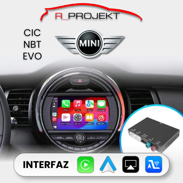 Módulo Apple CarPlay Android Auto Mini Cooper Clubman Countryman