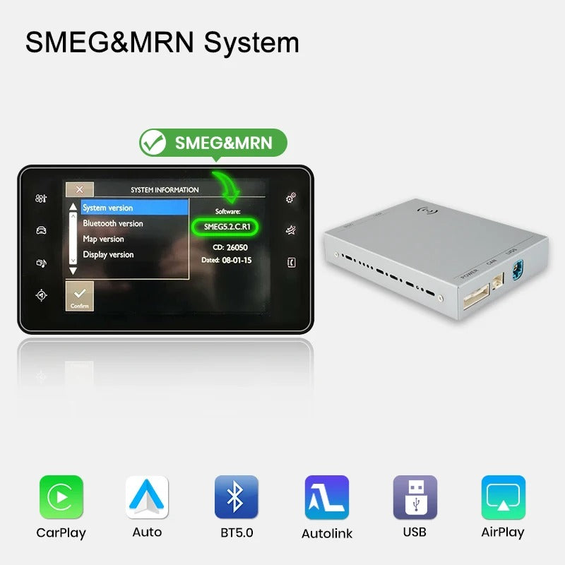 Apple CarPlay Android Auto Module Peugeot - Citroen - DS | MRN/NAC Systems