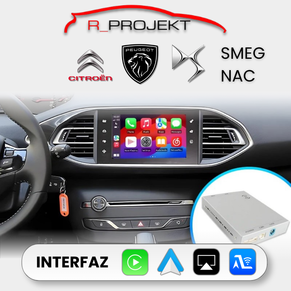 Wireless CarPlay Peugeot Citroen DS (SMEG/NAC) | Module – R_PROJEKT