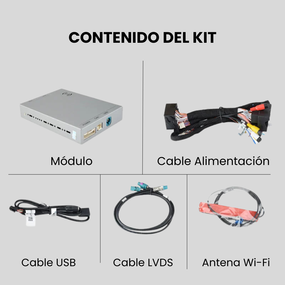 Módulo Apple CarPlay Android Auto Peugeot - Citroen - DS | Sistemas MRN/SMEG