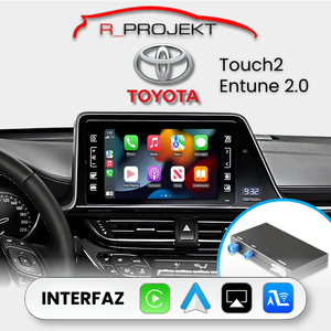 Módulo Apple CarPlay Android Auto Toyota sistemas Touch2 Entune 2.0 Prius C-HR Auris Avensis Verso Yaris Land Cruiser