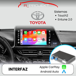 Módulo Apple CarPlay Android Auto Toyota sistemas Touch2 Entune 2.0 Prius C-HR Auris Avensis Verso Yaris Land Cruiser