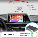 Apple CarPlay Android Auto-Schnittstelle Toyota Systems Touch2 Entune 2.0 Prius C-HR Auris Avensis Verso Yaris Land Cruiser