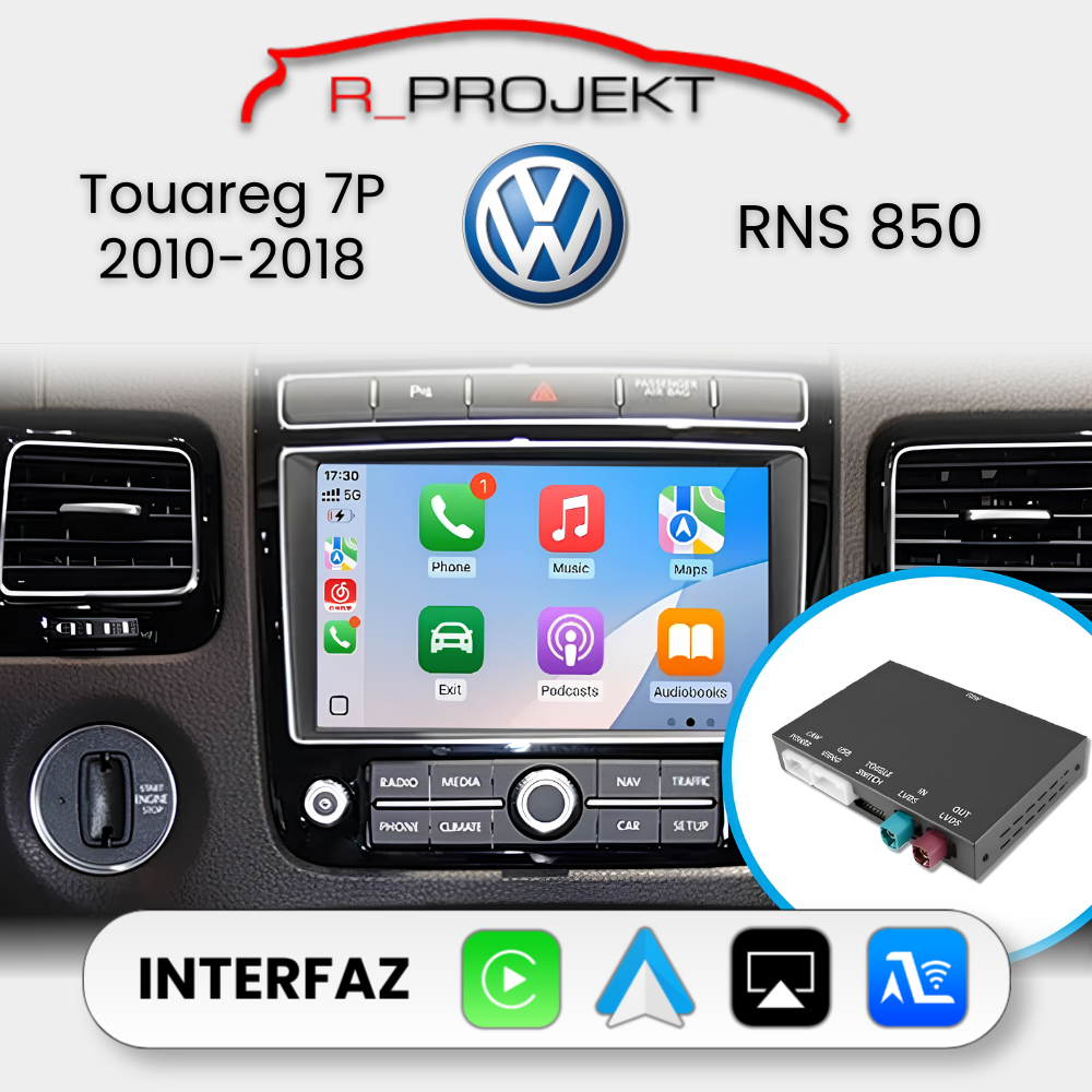 Modul Apple CarPlay Android Auto Volkswagen Touareg 2010-2018 RNS850