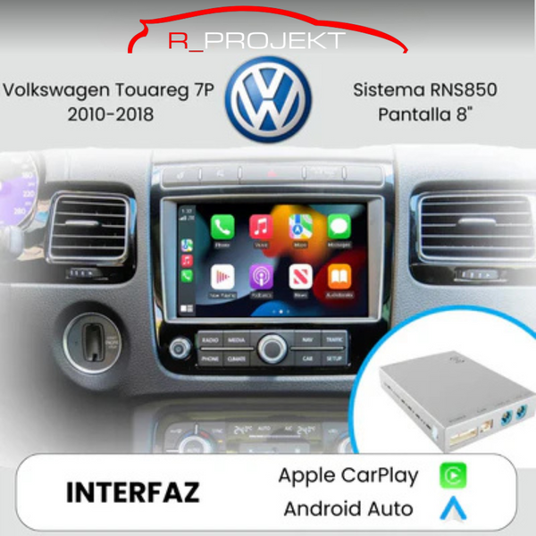 Apple CarPlay Android Auto Module Volkswagen Touareg 2010-2018 RNS850