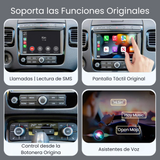 Módulo Apple CarPlay Android Auto Volkswagen Touareg 2010-2018 RNS850