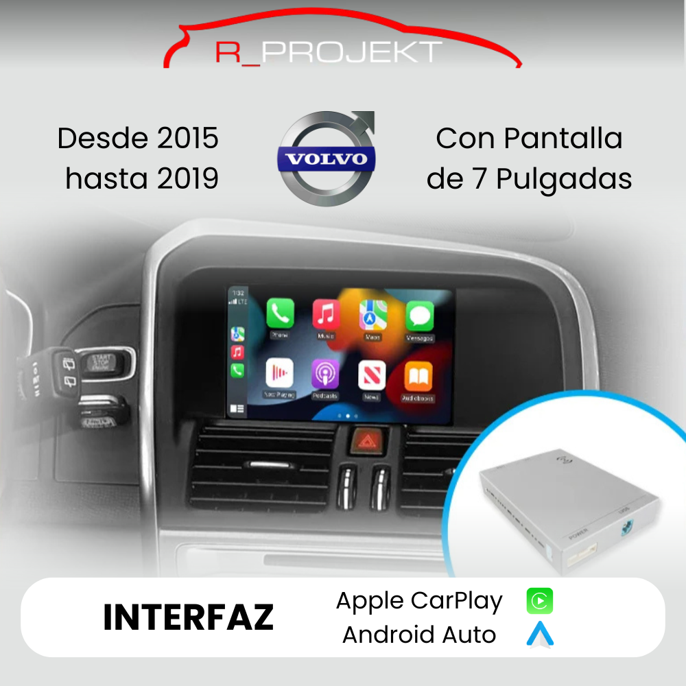 Apple CarPlay Android Auto Module Volvo 2015-2019