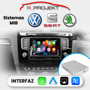 Módulo CarPlay & Android Auto Inalámbrico para VW, Seat, Skoda (MIB1/MIB2) | Golf 7, León 5F, Octavia