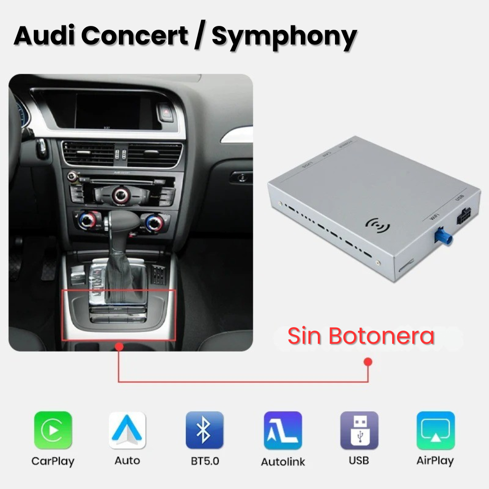 Apple CarPlay Android Auto Module Audi A4 A5 B8 Q5 8R