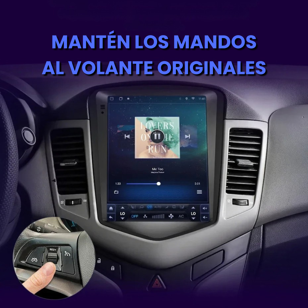 Android Auto Carplay 10" Chevrolet Cruze J300 2008-2012 Head Unit