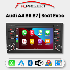 Pantalla Android Auto Carplay Audi A4 B6 B7 Seat Exeo