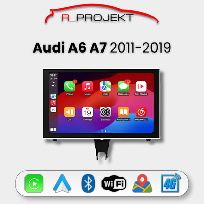 Pantalla Android Auto Carplay Audi A6 A7 2011-2019
