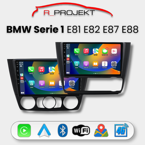 Pantalla Android Auto Carplay BMW Serie 1 E81 E82 E87 E88