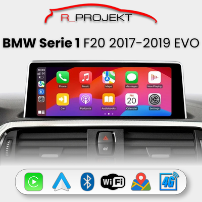 Pantalla Android Auto Carplay BMW Serie 1 F20 EVO 2017-2019