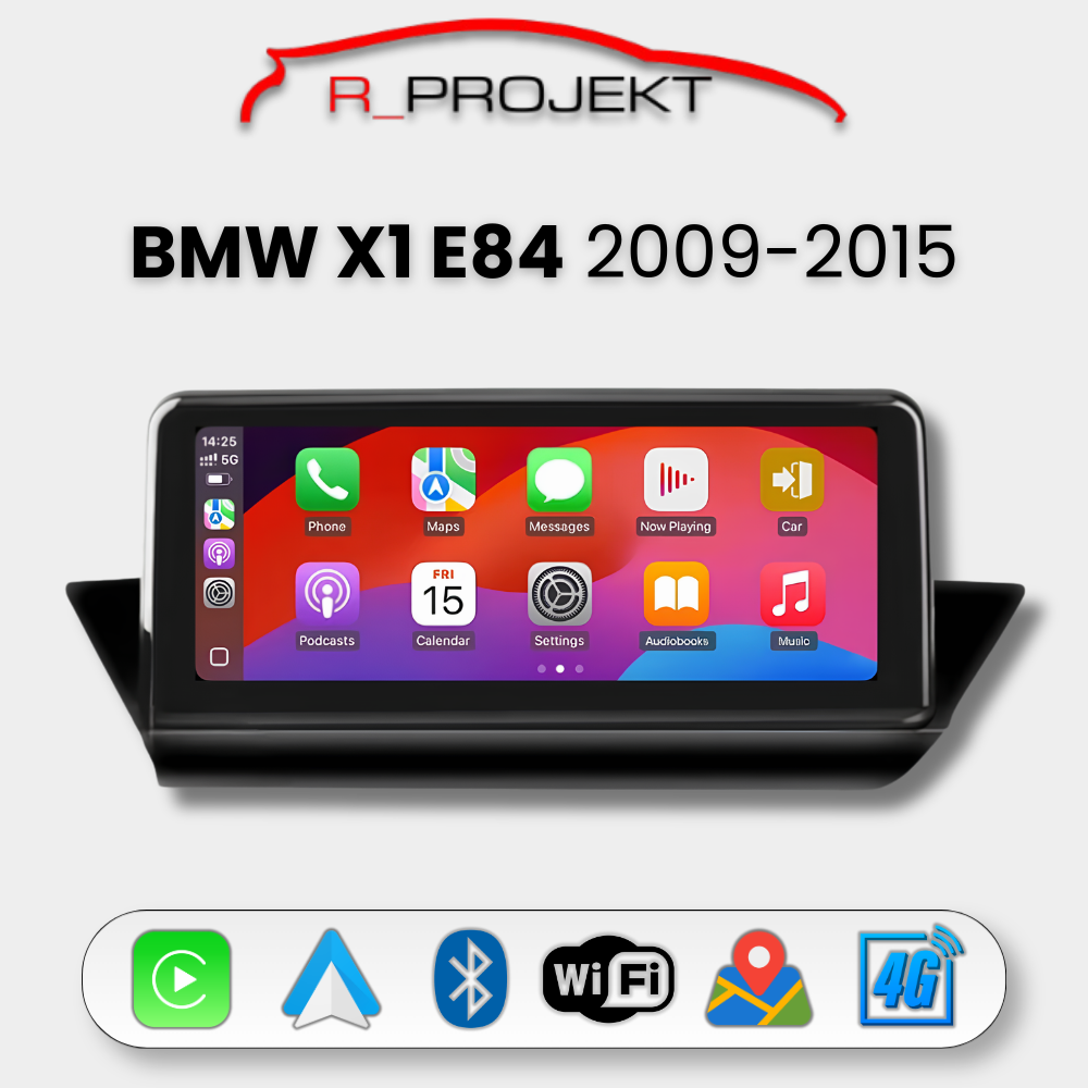 Pantalla Android Auto Carplay BMW X1 E84 2009-2015