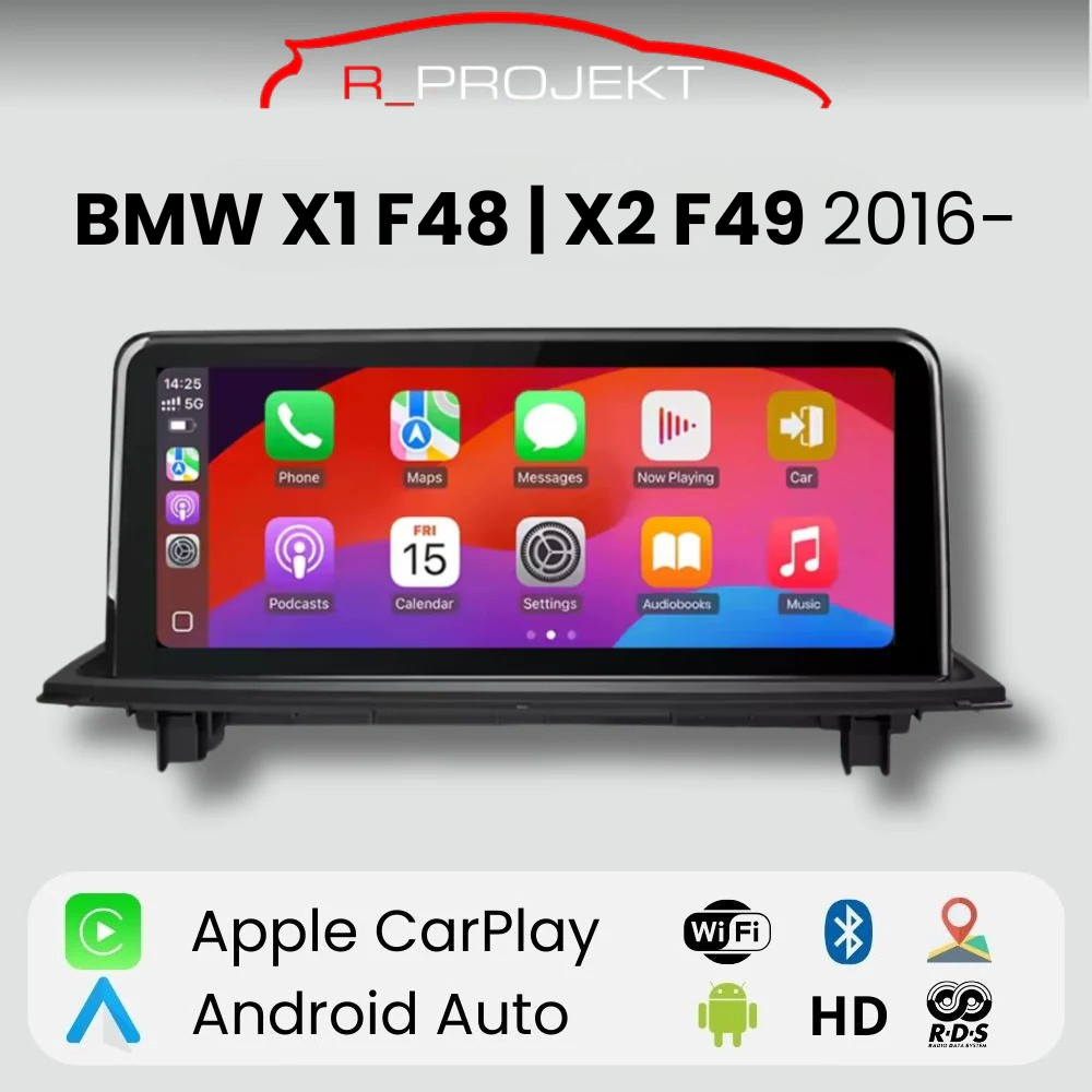 Android Auto Carplay Screen BMW X1 F48 X2 F49 