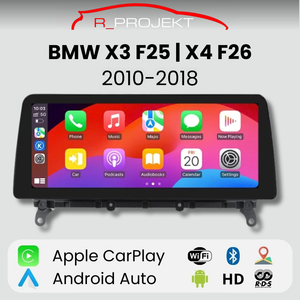 Android Auto CarPlay Autoradio BMW X3 F25 2010-2017 X4 F26 2014-2018