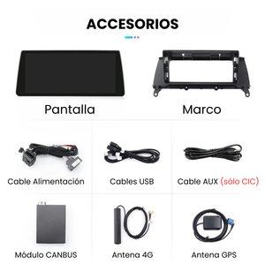 Android Auto CarPlay Autoradio BMW X3 F25 2010-2017 X4 F26 2014-2018