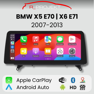 Android Auto Carplay BMW X5 E70 X6 E71 2007-2013 Head Unit