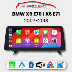 Pantalla Android Auto Carplay BMW X5 E70 X6 E71 2007-2013