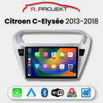 Pantalla Android Auto Carplay Citroen C-Elysée 2013-2018
