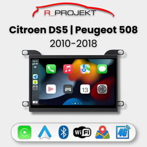 Head Unit Android Auto Carplay Citroen DS5 Peugeot 508 2010-2018