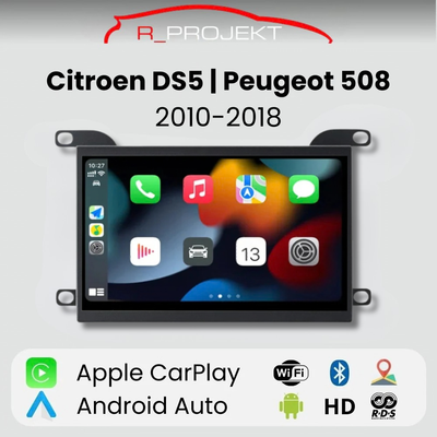Android Auto CarPlay Autoradio Citroen DS5 Peugeot 508 2010-2018