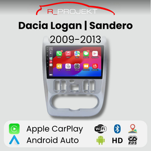 Android Auto Carplay Dacia Logan Sandero 2009-2013 Head Unit