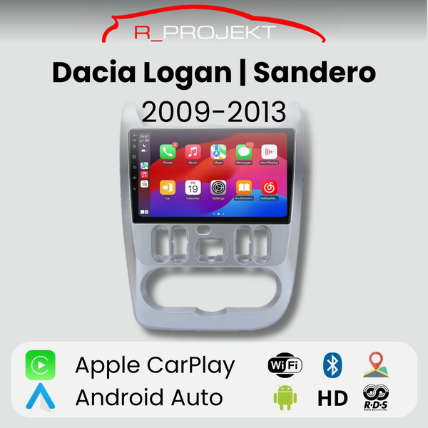 Android Auto Carplay Dacia Logan Sandero 2009-2013 Head Unit