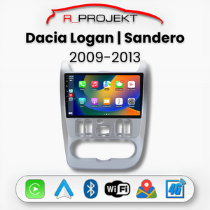 Android Auto Carplay Head Unit Dacia Logan Sandero 2009-2013
