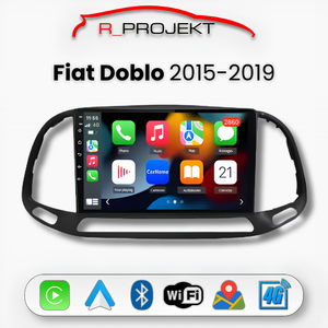 Pantalla Android Auto Carplay Fiat Doblo 2015-2019