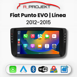 Pantalla Android Auto Carplay Fiat Linea Punto EVO 2012-2015